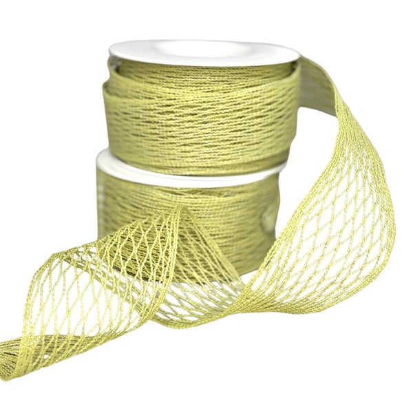 Verkkonauha RULLA stretch vaaleanvihre&auml;