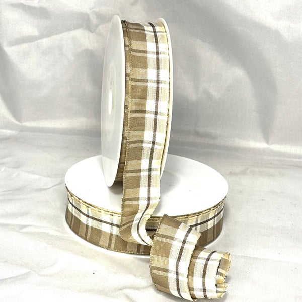 Ruutunauha kermasuklaa 1m x 25 mm