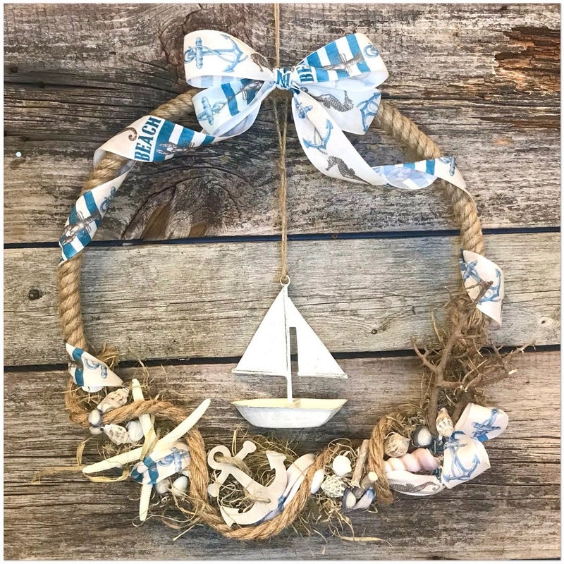 Kranssi iso purjevene 37 cm