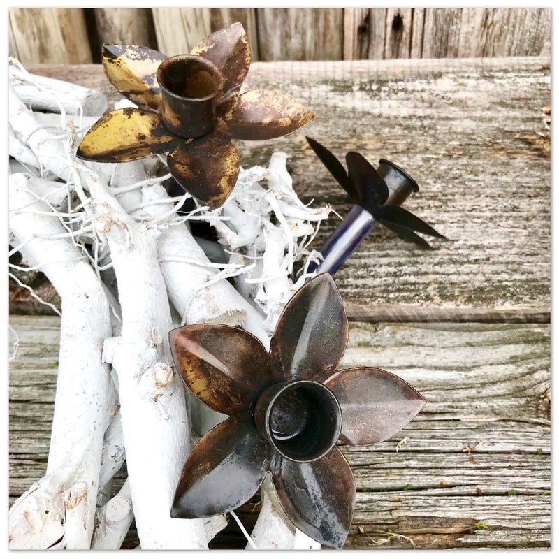 Kynttil&auml;npidin pulloon 10 x 2, 3 x 6 cm antiikinruskea