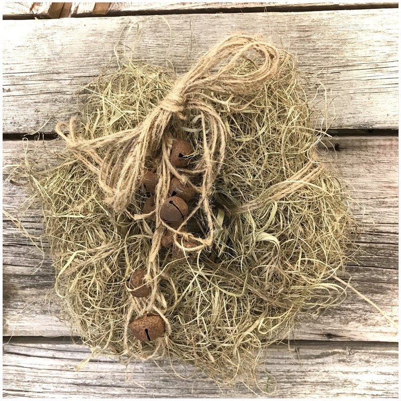 Merihein&auml;kranssi ruostekelloketjulla 30 cm