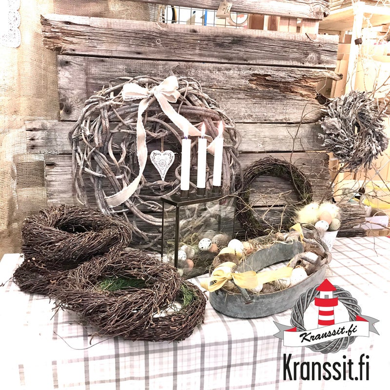 Kaikkea ihanaa my&ouml;s p&auml;&auml;si&auml;iseen Kranssit.fi -verkkokaupasta