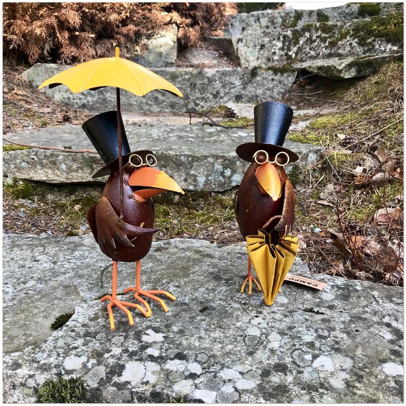 Puutarhakoriste Sateenvarjo-Vaakku. Kahta mallia.